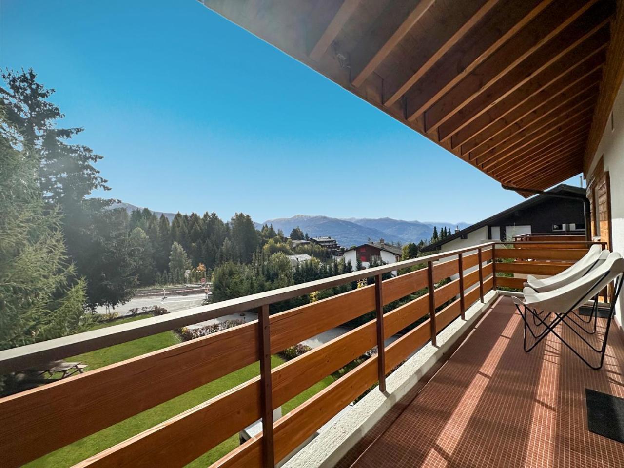 La Jacinthe De Crans Lägenhet Exteriör bild